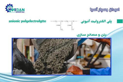 پلی الکترولیت آنیونی در بتن و مصالح ساری